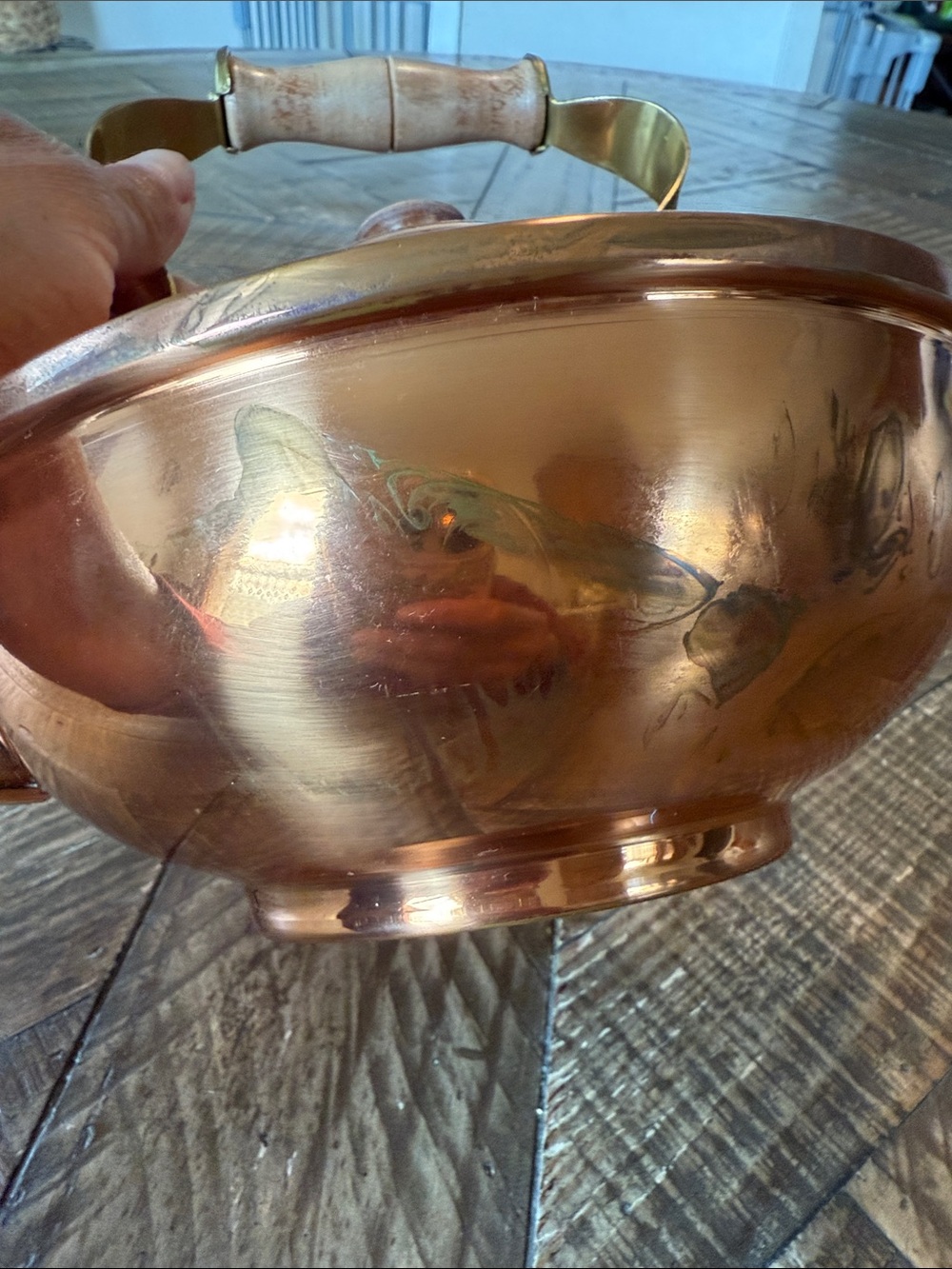 Copper Tea pot - Picture 3 of 10